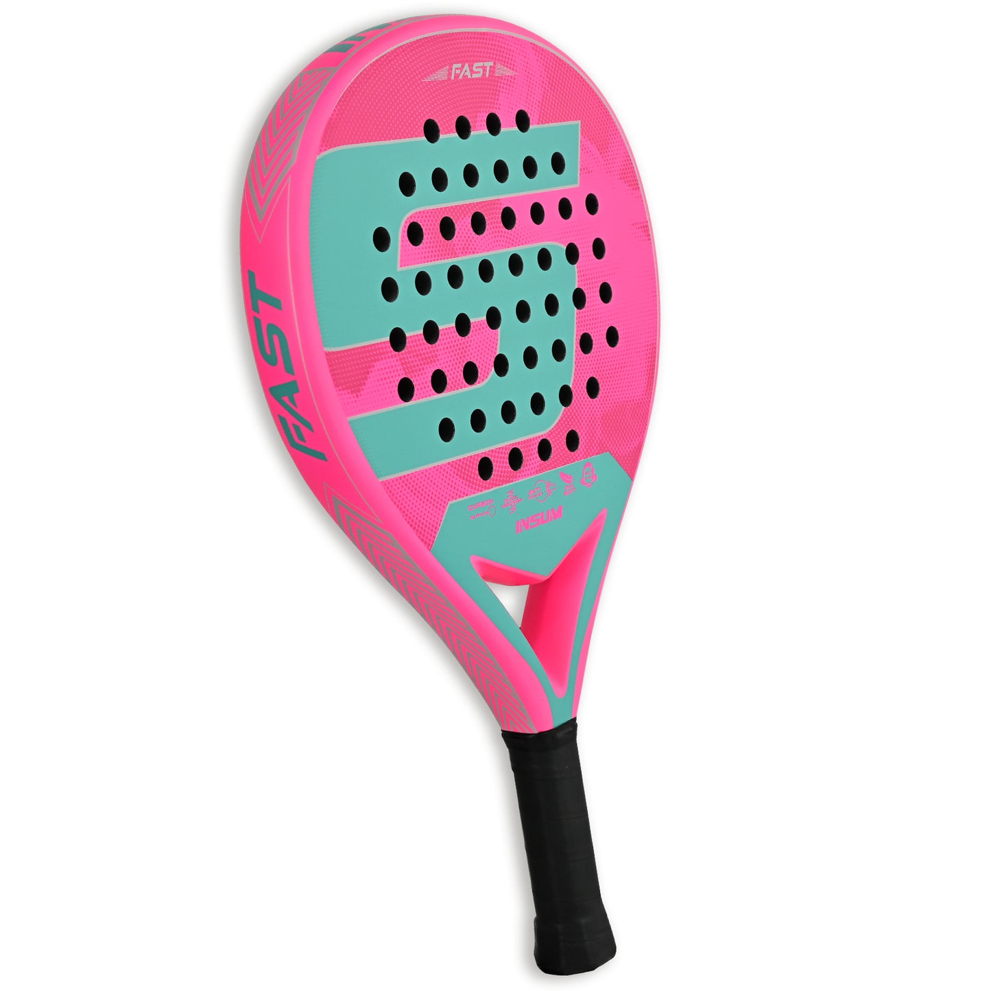 Bloompadel P41 — Pink Round Padel Racket