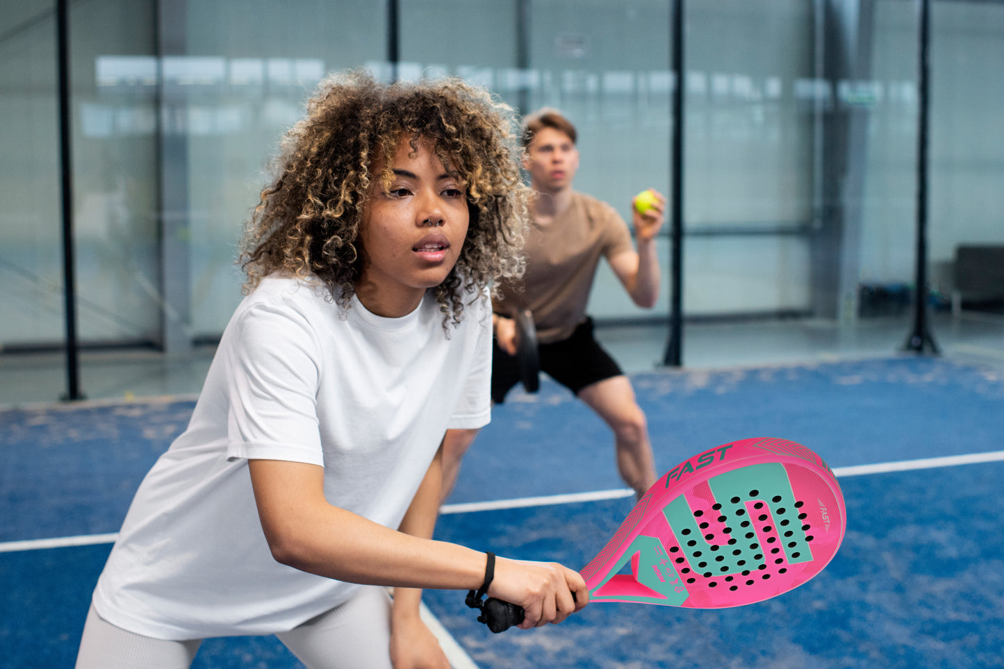 Bloompadel P41 — Pink Round Padel Racket