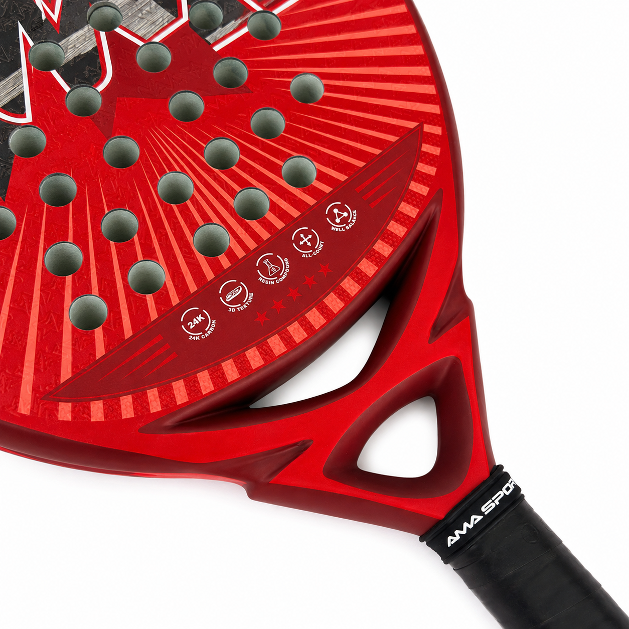 AMA Sport Forge Teardrop Padel Racket 2026