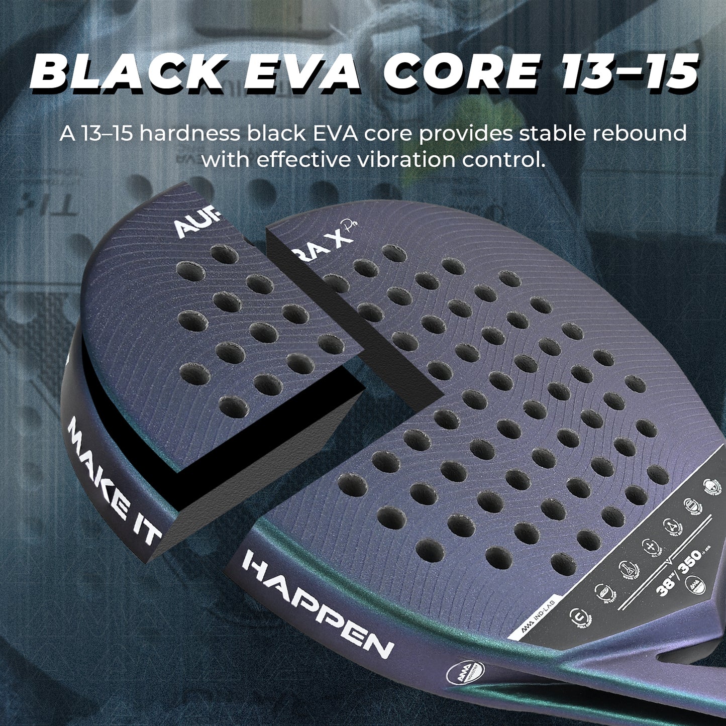 AMA SPORT Aura X Padel Racket-P16-ROUND