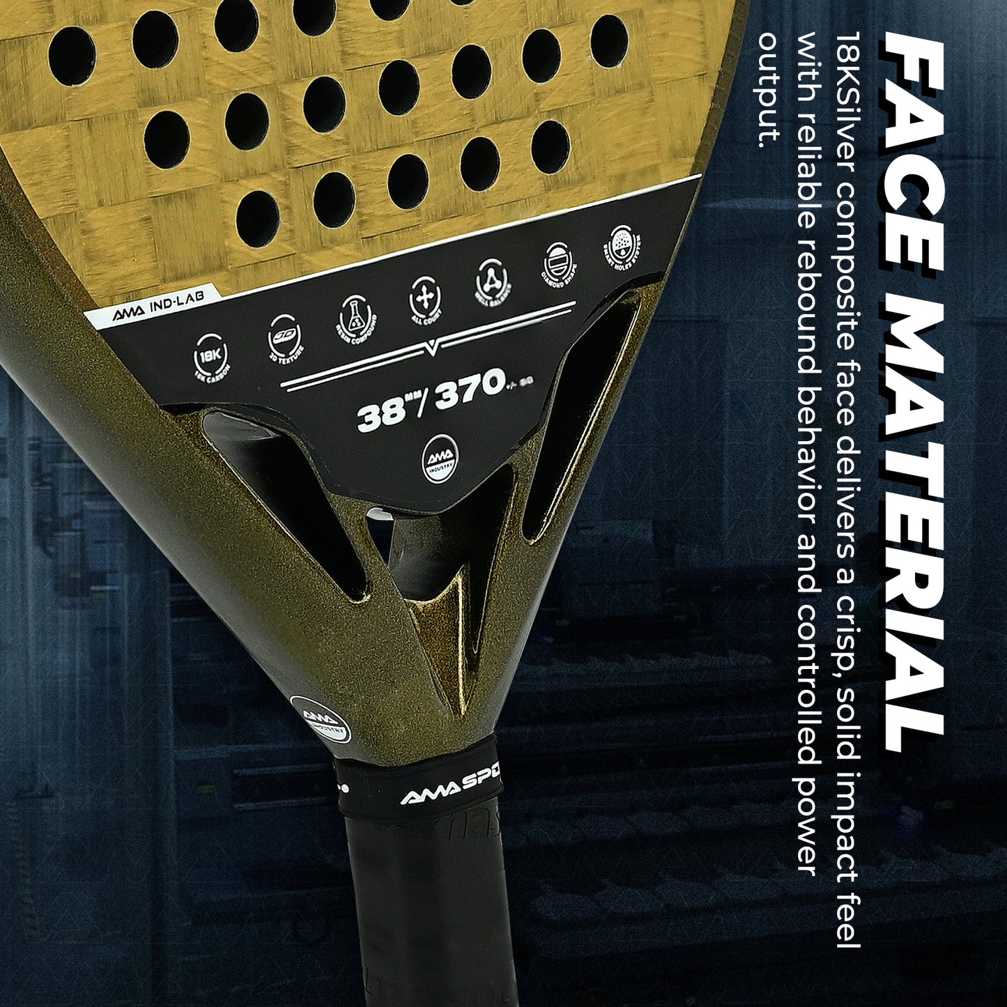 AMA SPORT IGNIX Padel Racket-JP92-Diamond