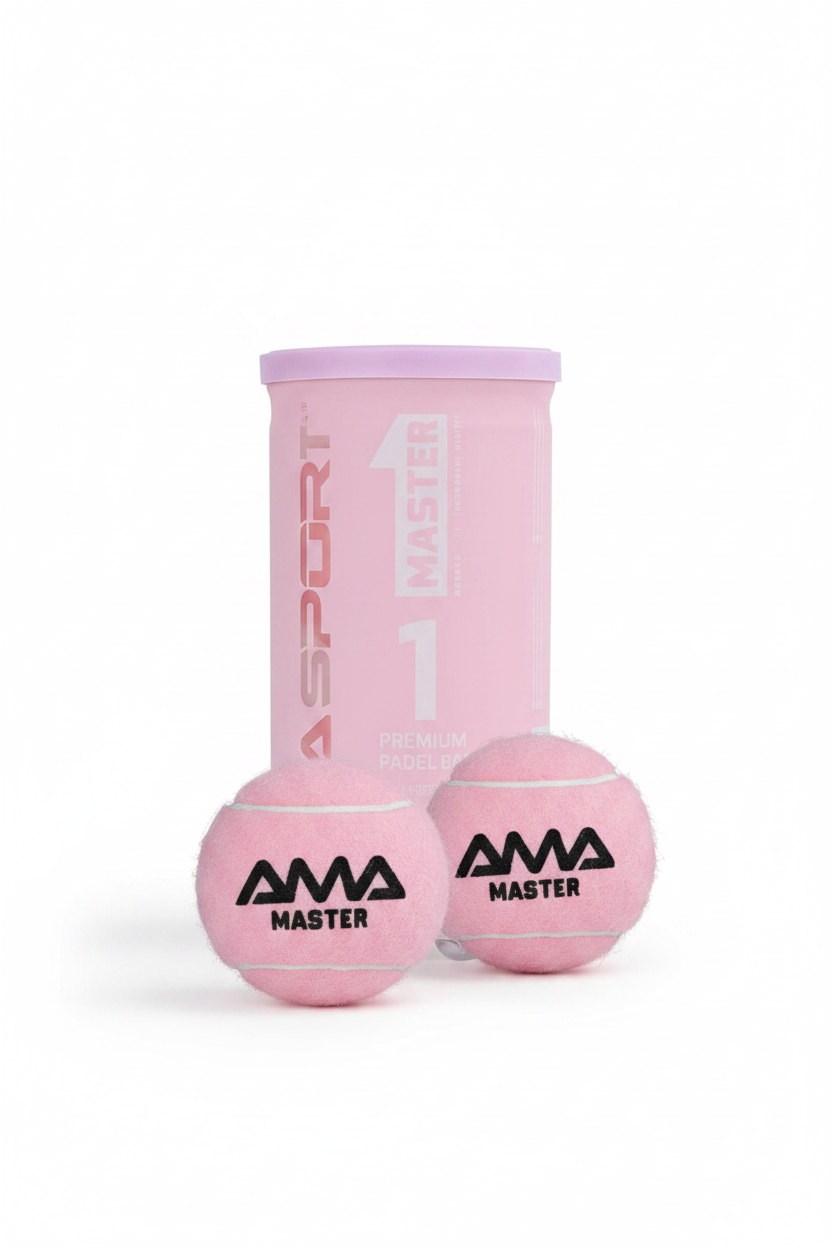 Pink tube 2 balls front