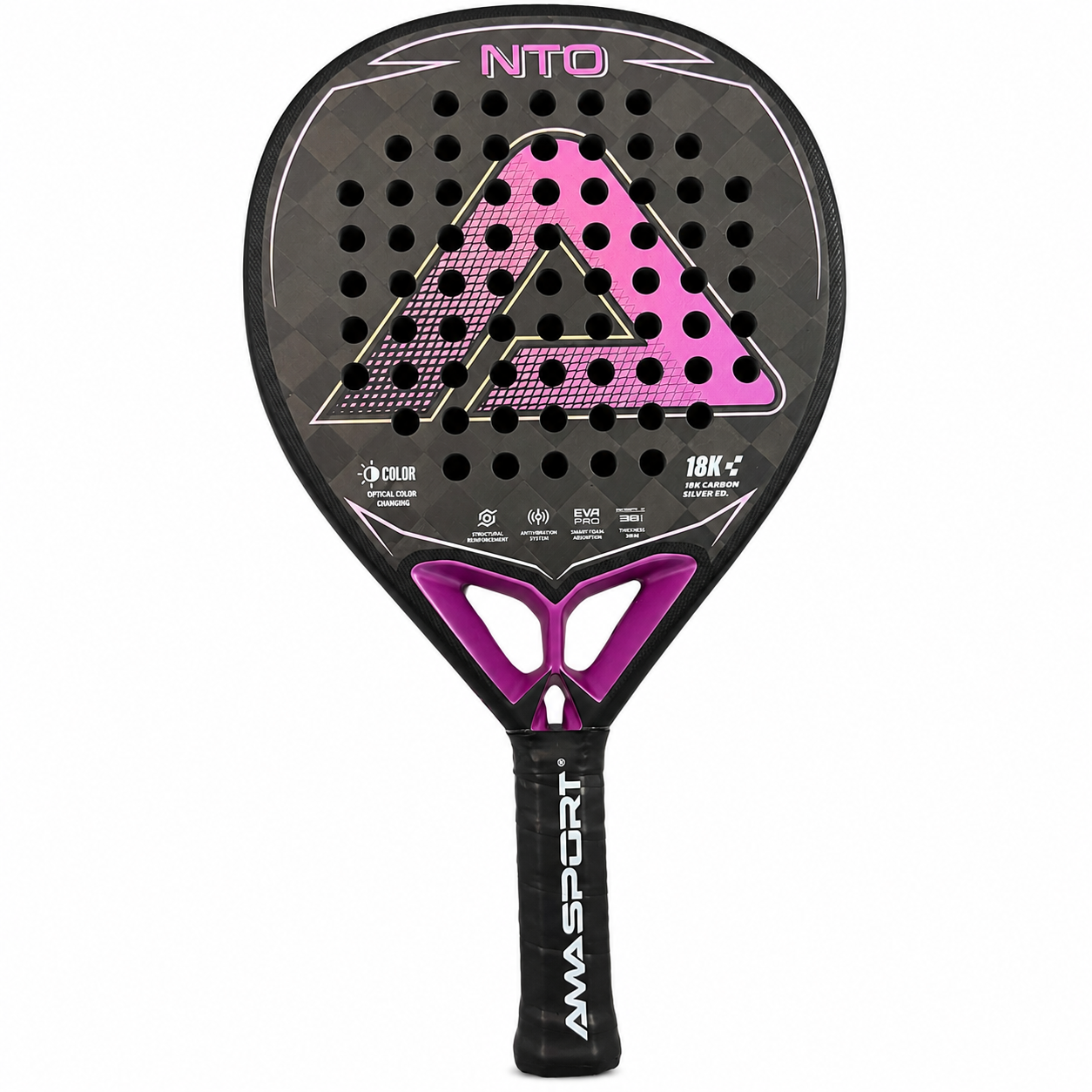 AMA Sport Nova Pink Teardrop Padel Racket 2026